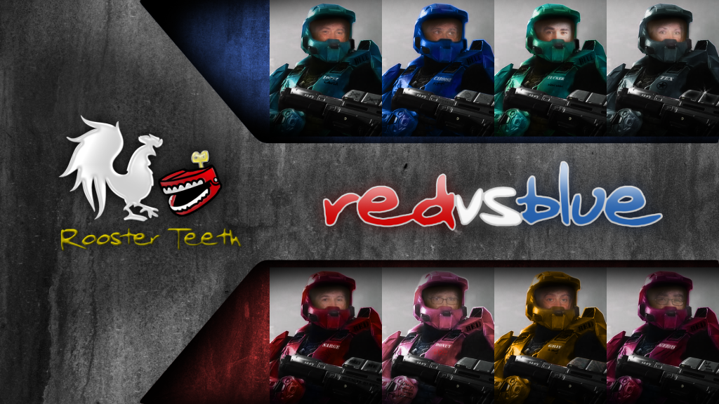 wallpaper2mpng RED VS BLUE