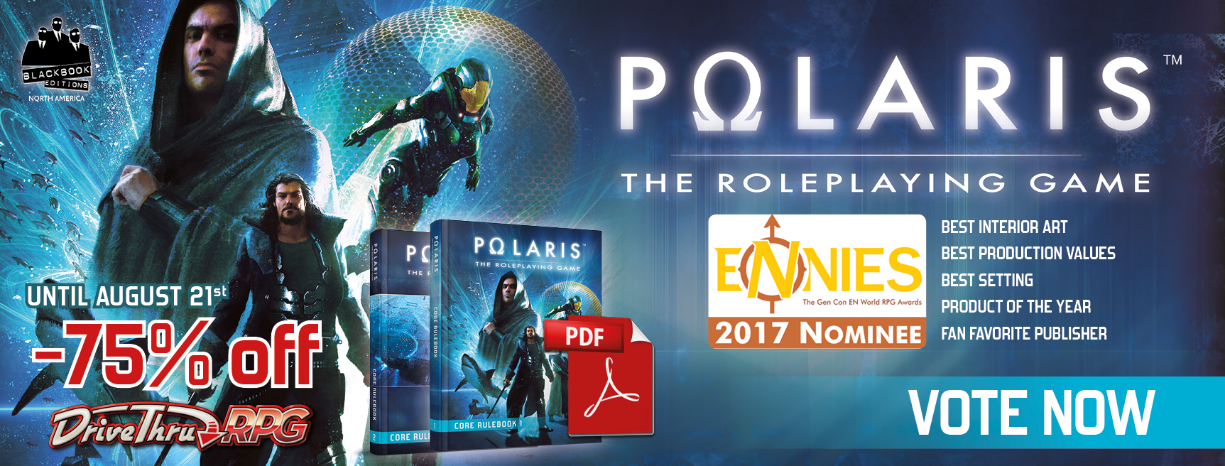 Polaris nominated for the ENnies 2017!