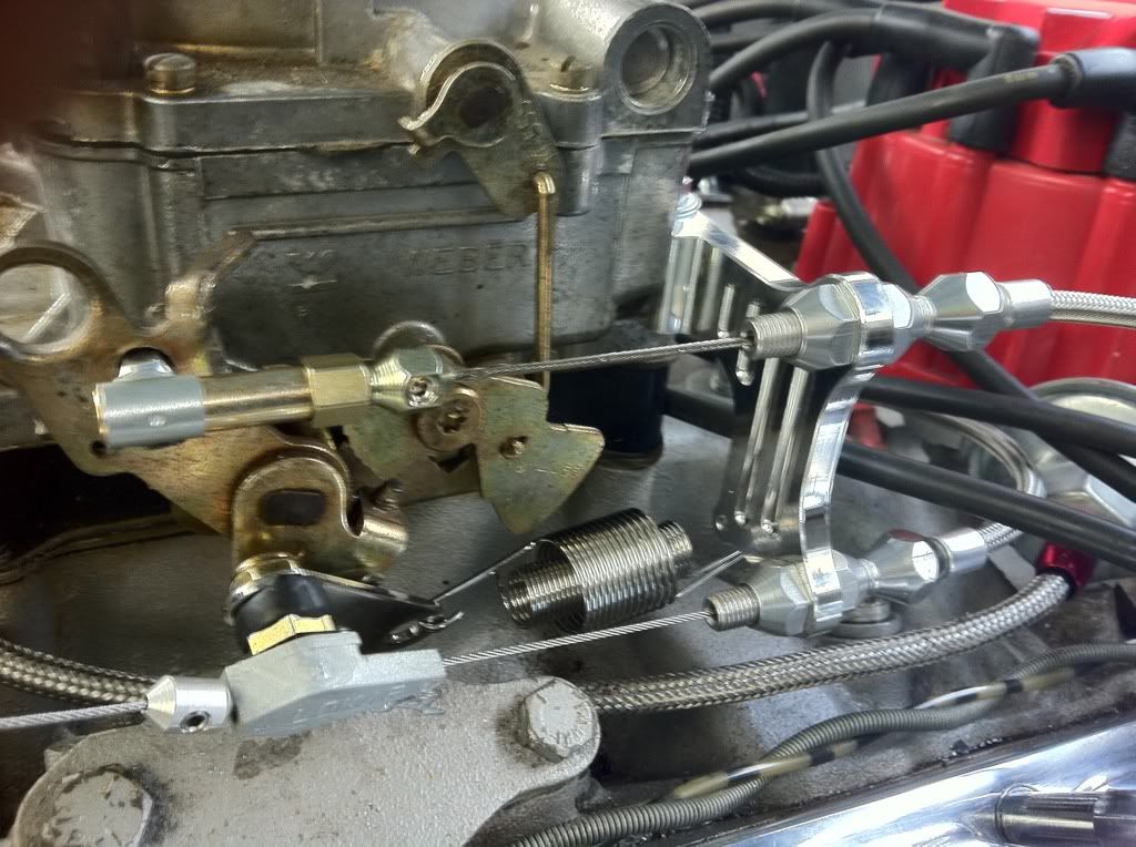 65 cutlass throttle linkage issue, edelbrock carb