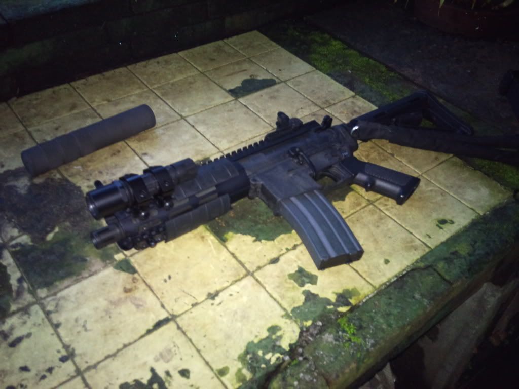 Danao+Guns+for+Sale Danao 7.5 inch M4 shown with a Korean-made suppressor that is ...