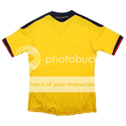 NEW COLOMBIA Soccer Home Jersey Shirt 2011 2012 Sz S M L XL Camiseta 