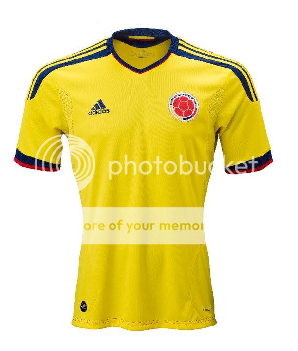 NEW COLOMBIA Soccer Home Jersey Shirt 2011 2012 Sz S M L XL Camiseta 