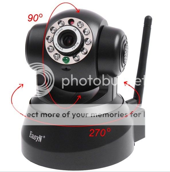EasyN Wireless IP Camera webcam Web CCTV Camera Wifi Network IR 