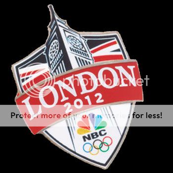 NEW 2012 NBC Olympic Media Sponsor Pin   Official London Olympics Big 