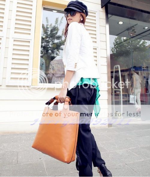 Hot New Vintage Celebrity Tote Shopping Bag It bag HandBags Brown 